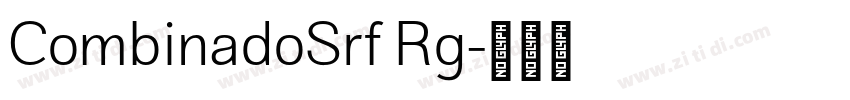 CombinadoSrf Rg字体转换 CombinadoSrf Rg字体转换